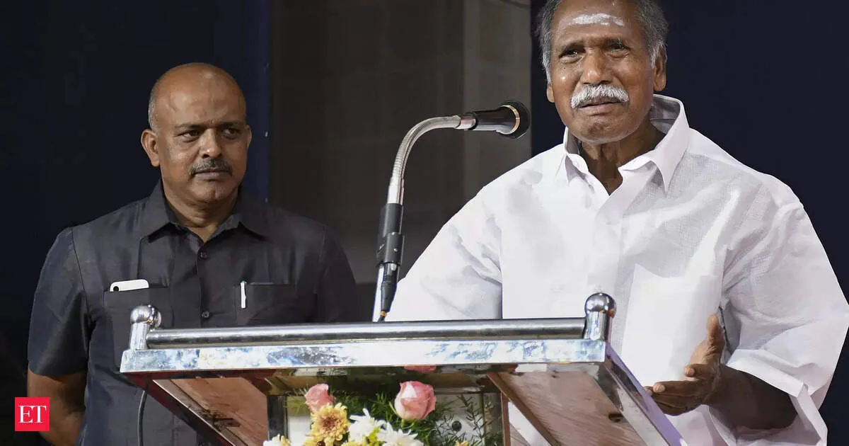 N Rangasamy sworn in as Puducherry chief minister for fifth term after major political split