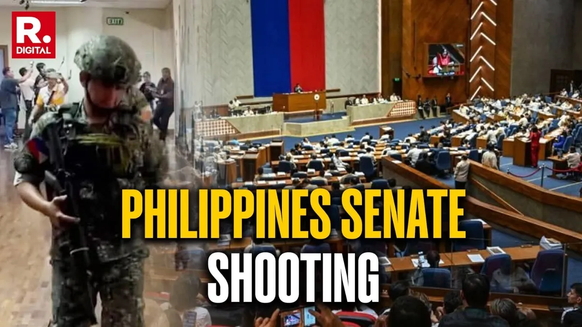 Gunfire in Philippines Senate as Duterte aide Ronald dela Rosa evades arrest amid chaos