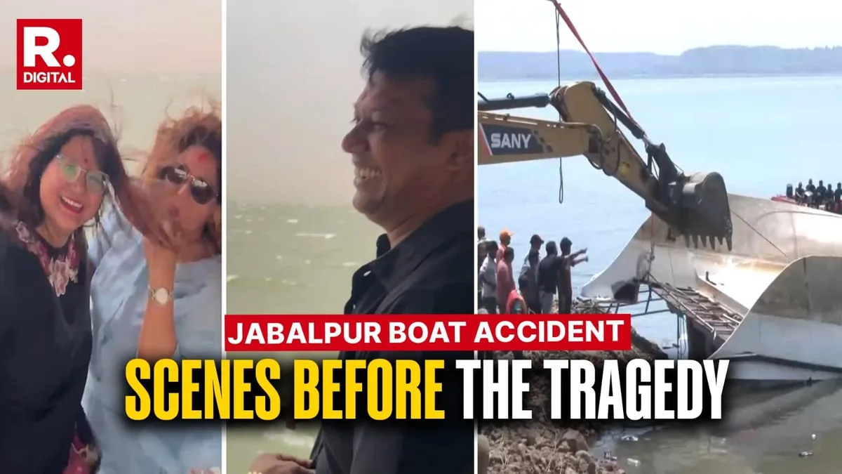Tourists Laugh Minutes Before Jabalpur Cruise Sinks as Boat Capsizes in Narmada River
