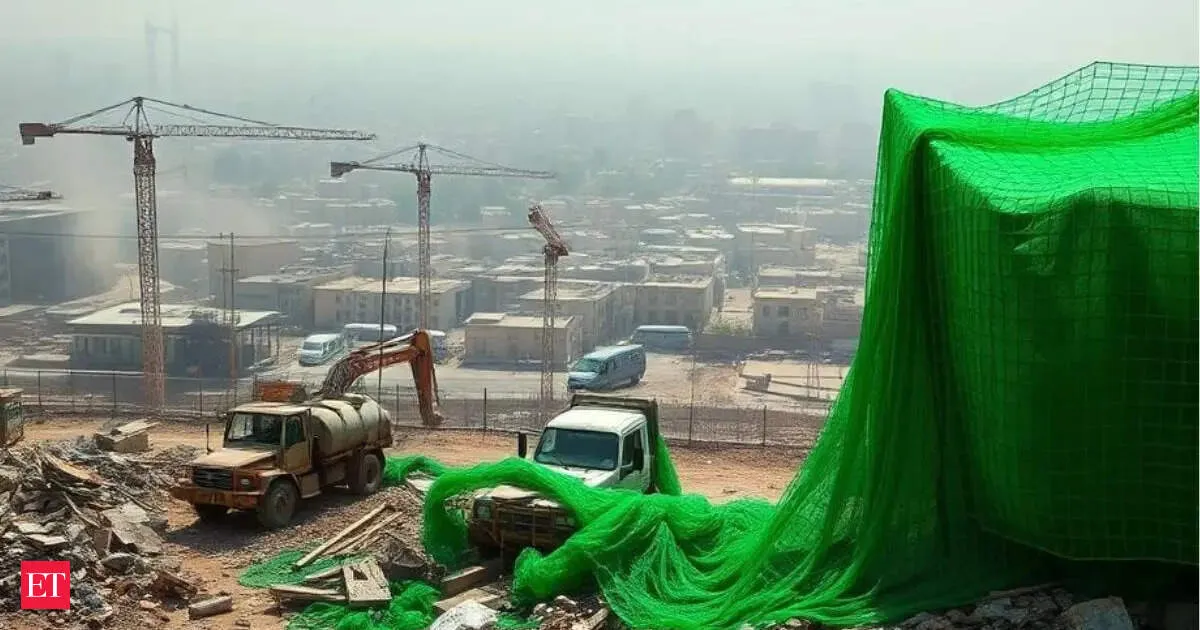 Delhi makes 100 GSM green nets mandatory at construction sites to curb dust and pollution