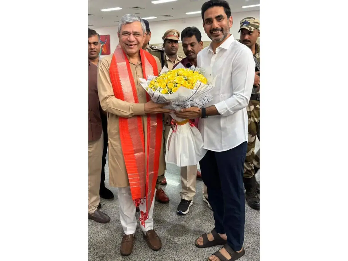 Ashwini Vaishnaw arrives in Visakhapatnam for Google AI data centre foundation ceremony