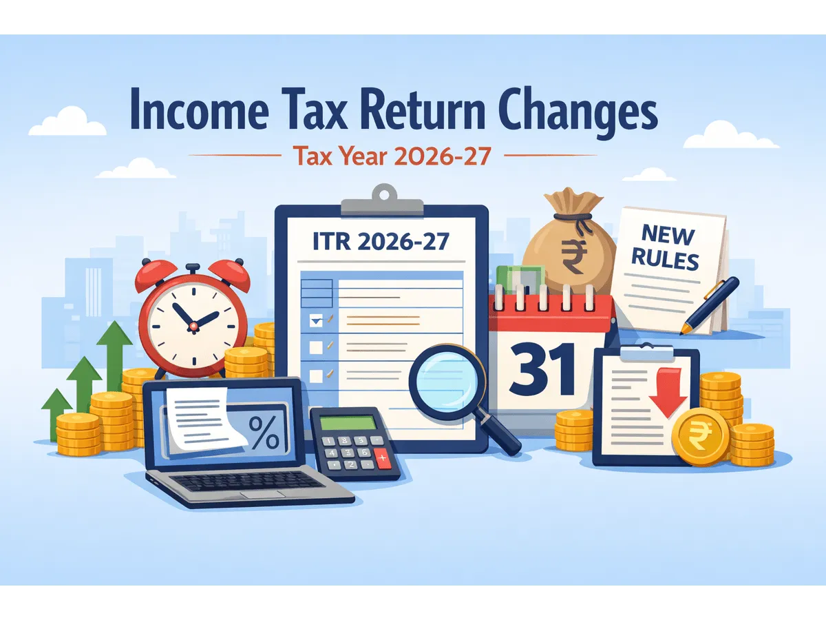 ITR changes from April 2026 five updates for Tax Year 2026-27 you must know