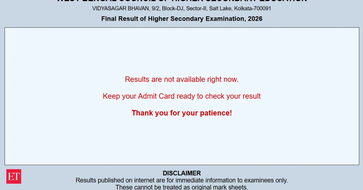 WBCHSE 12th Result 2026 out today at 10 30 check download steps on wbchse and DigiLocker