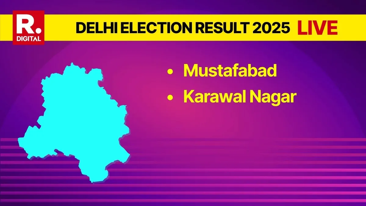 BJP sweeps Delhi Mustafabad and Karawal Nagar as Mohan Bisht and Kapil Mishra win