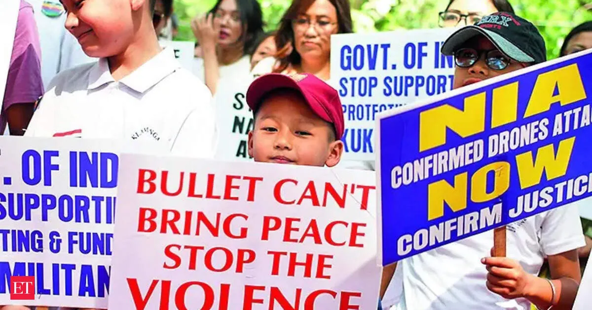 Manipur marks third anniversary of Meitei Kuki conflict with shutdown and candlelight vigils