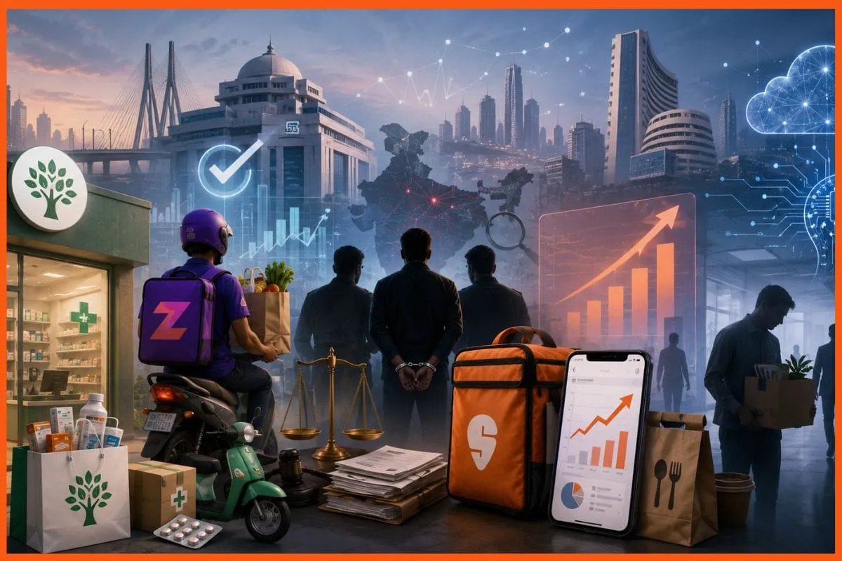 Zepto SEBI IPO Nod, Gameskraft Founders Arrested, Swiggy Loss Shrinks to 800 Cr