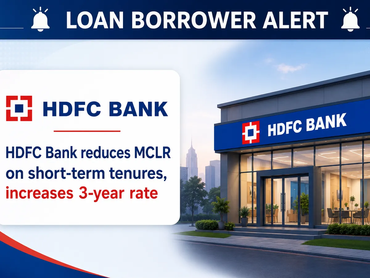 HDFC Bank changes MCLR from May 7 reducing some loan tenures raising the 3 year rate