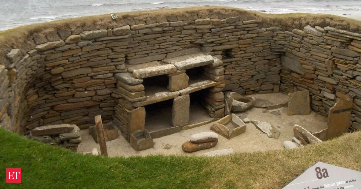 Storm in 1850 exposed Orkney’s buried Neolithic village Skara Brae preserved for millennia