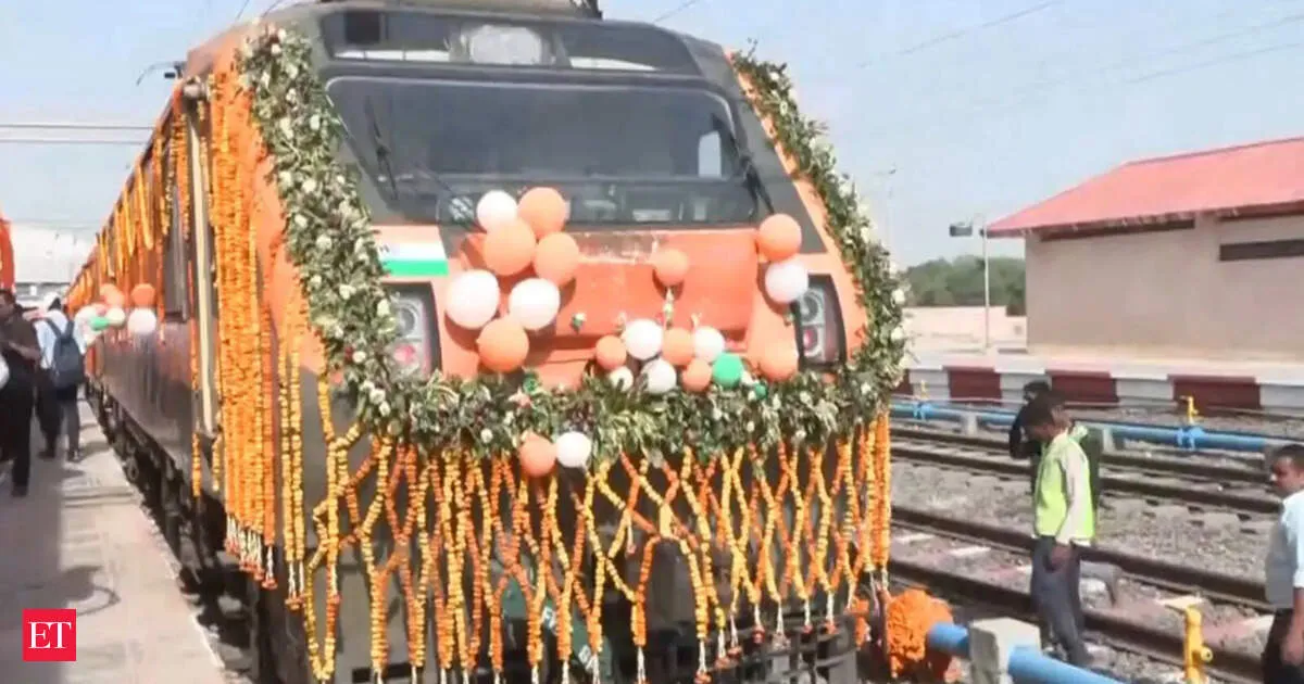 Modi flags off Ayodhya Mumbai Amrit Bharat Express weekly train for faster cross state travel