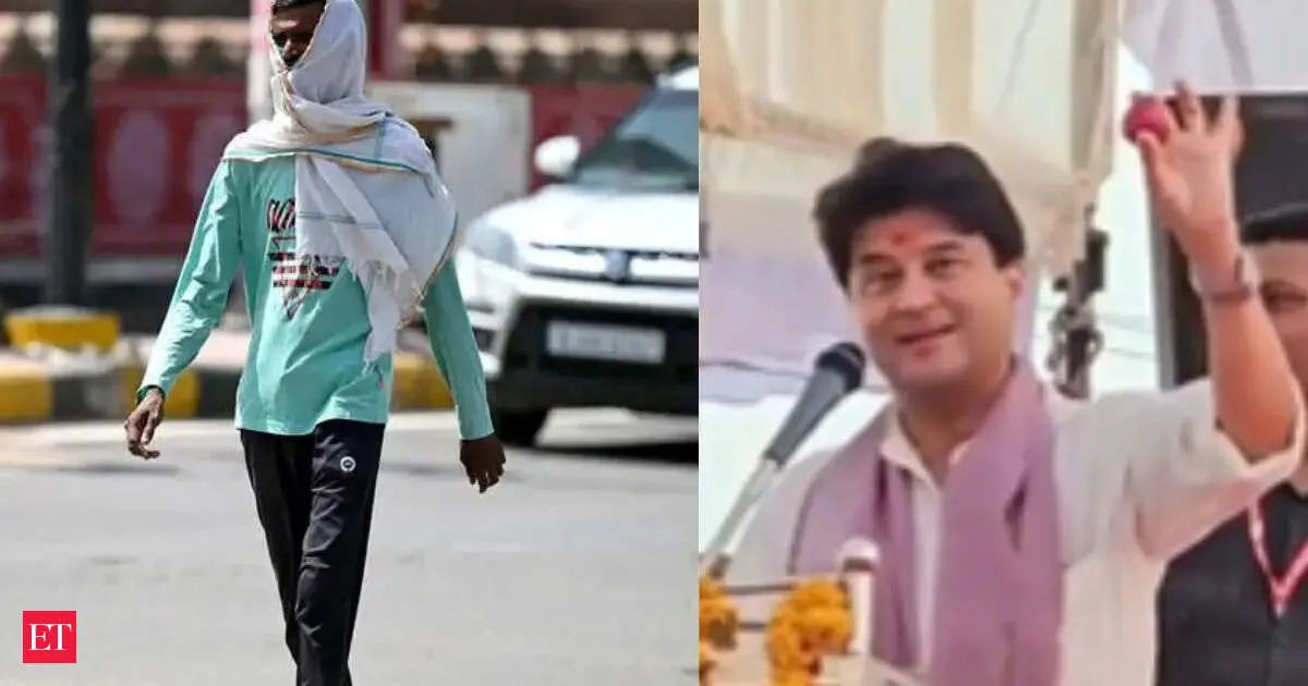 Scindia says skip AC and carry onion to beat India’s brutal summer heat