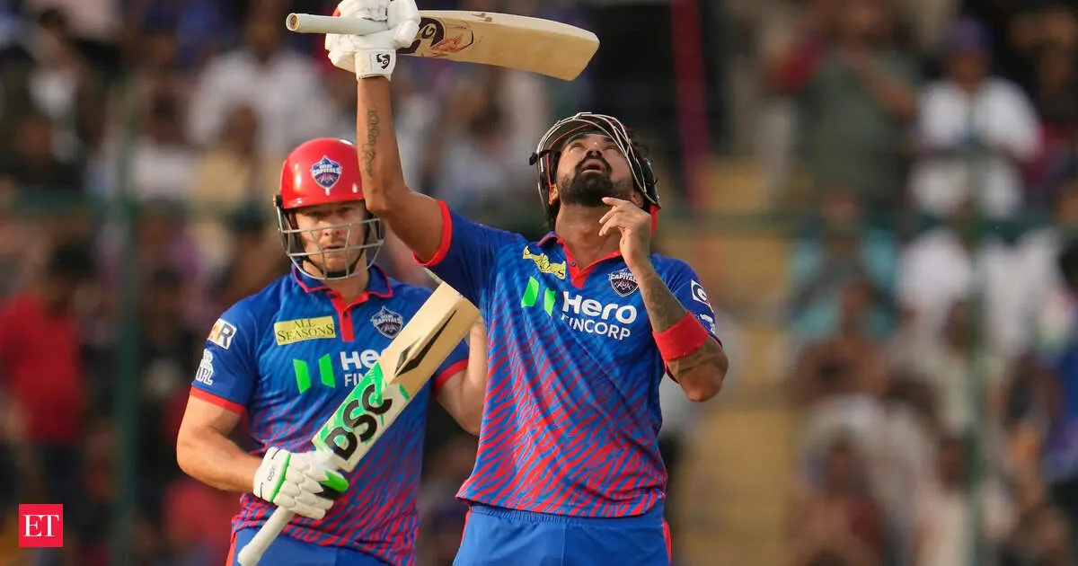 KL Rahul 152 not out first Indian to score 150 plus in IPL as Delhi roars