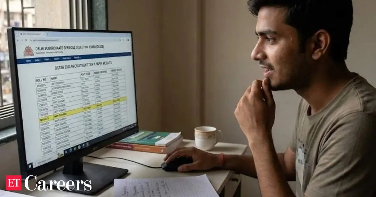 DSSSB Result 2026 Out Now Tier I Marks Released for ASO and Post Code 80223