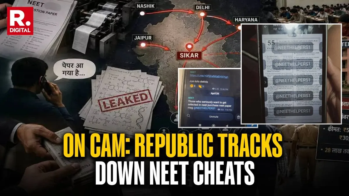 MBBS Student Claims NEET Paper Leak With WhatsApp Evidence and A4 Answer Sheets