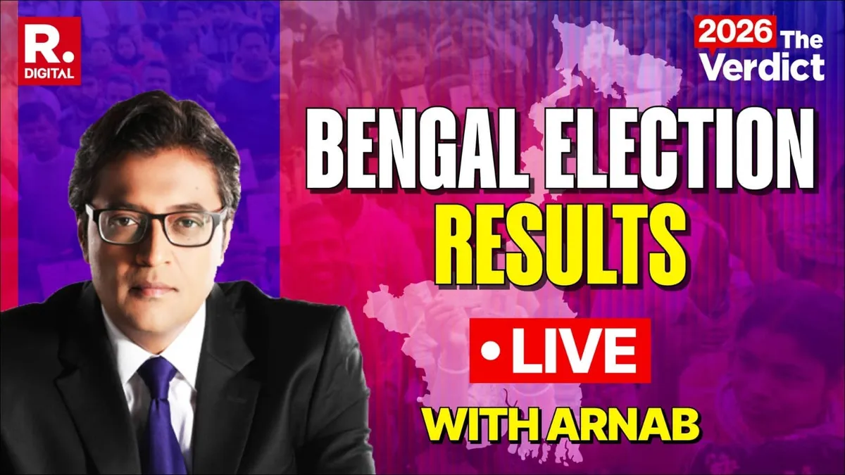 West Bengal Election Results 2026 Live BJP Targets Historic Majority While TMC Fights Anti Incumbency