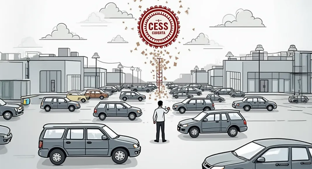 Automakers pause deliveries as cess losses loom and dealer inventories get stuck