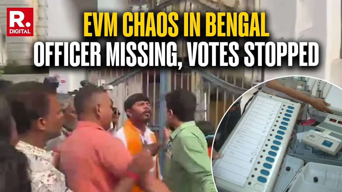 EVM Malfunction Halts Voting in Malda as Sector Officer Disappears Mid Polls