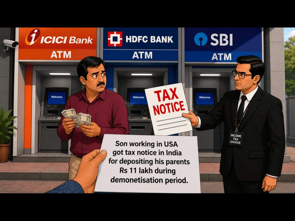 ITAT Delhi cancels tax notice against US based son over Rs 11 lakh cash deposit