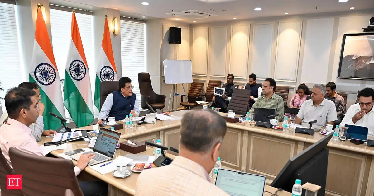 Goyal reviews India export push to power MSMEs and farmers through better monitoring