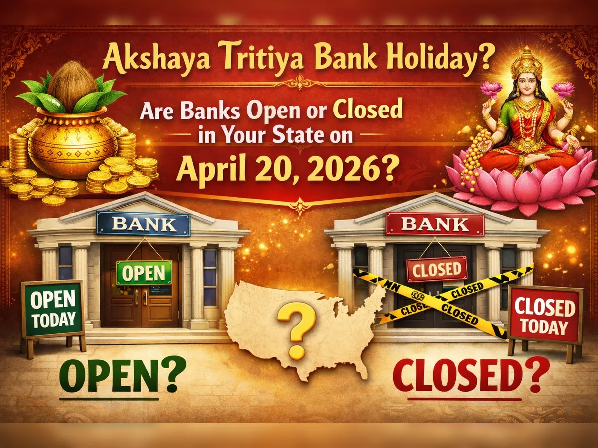 Bank holiday today on Akshaya Tritiya Banks open or closed in your state April 20 2026