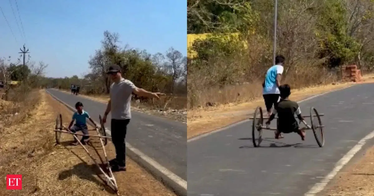 Sachin Tendulkar hails kids desi car in viral video praising jugaad