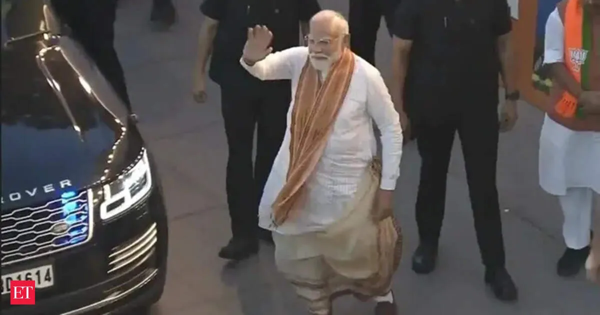 Modi in Bengali dhoti after BJP clean sweep reshapes West Bengal politics for first time