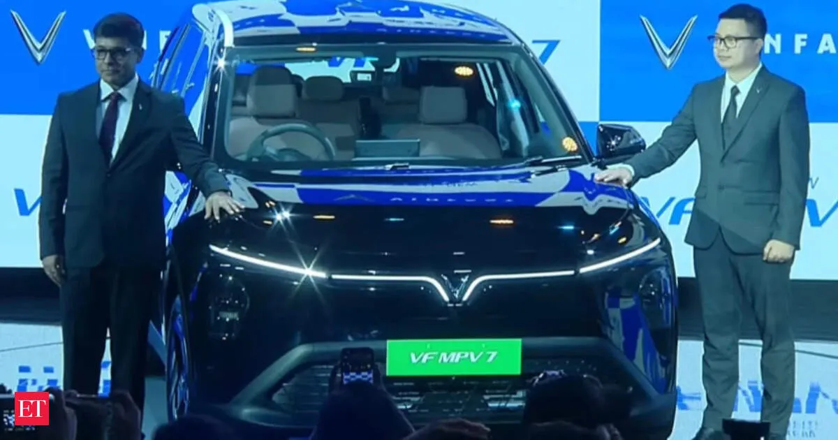 VinFast launches VF MPV 7 seven seater electric MPV in India with 517 km range