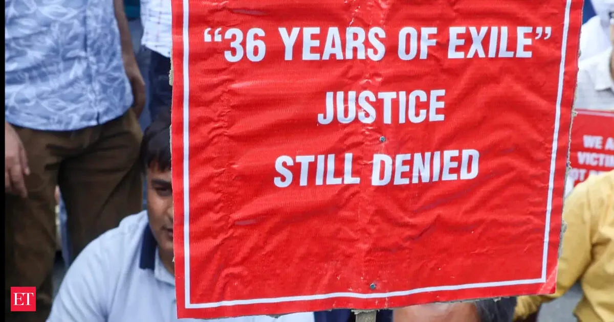 Kashmiri Pandits protest in Jammu demanding rehab policy and jobs for 15000 youth