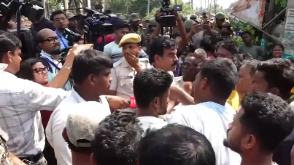 TMC BJP clash erupts in South 24 Parganas as repolling begins at 15 booths