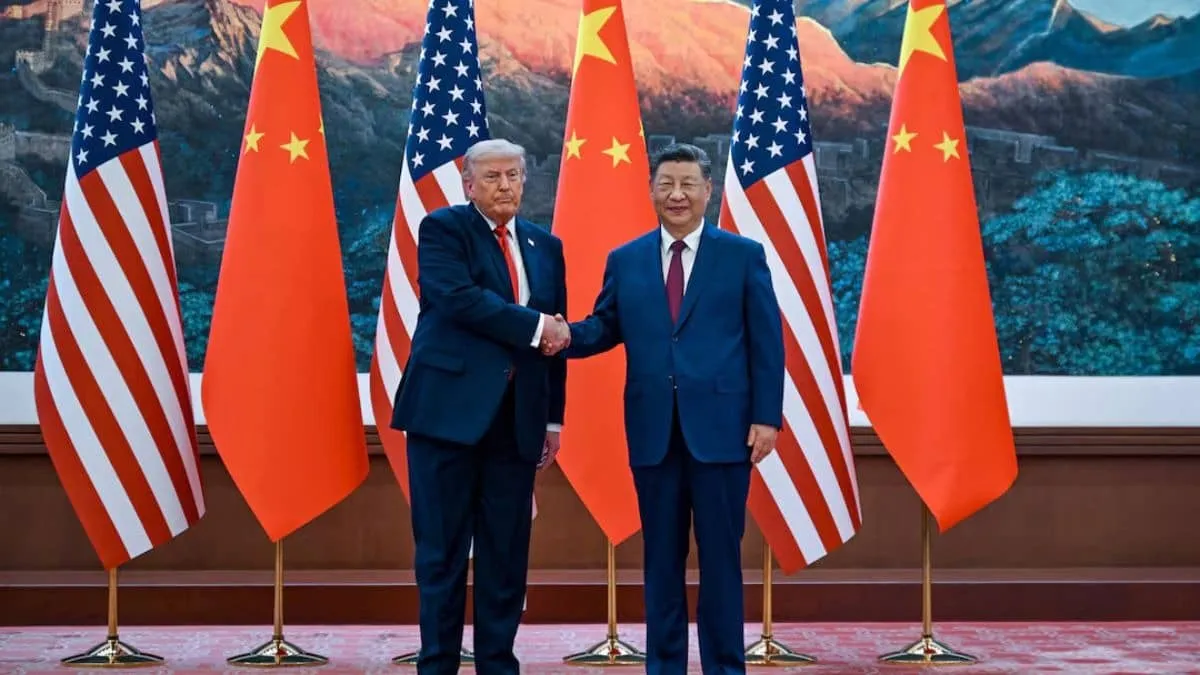 Trump Xi kick off biggest summit ever talks on trade Iran and Taiwan arms in first China visit since 2017