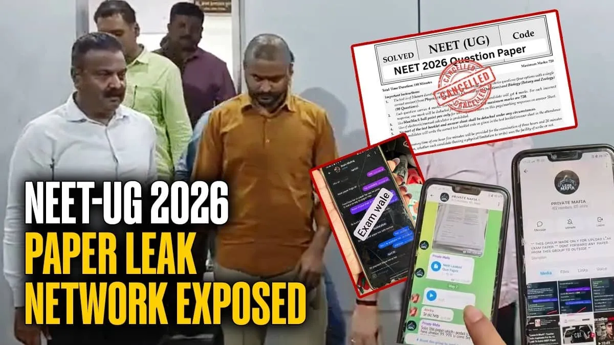 NEET UG 2026 paper leak network busted in seven hours after 8 pm tip