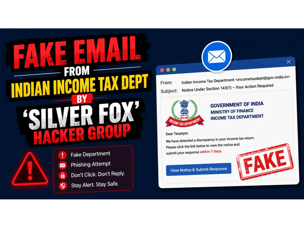 Kaspersky warns of SilverFox phishing emails posing as income tax notices for Indians