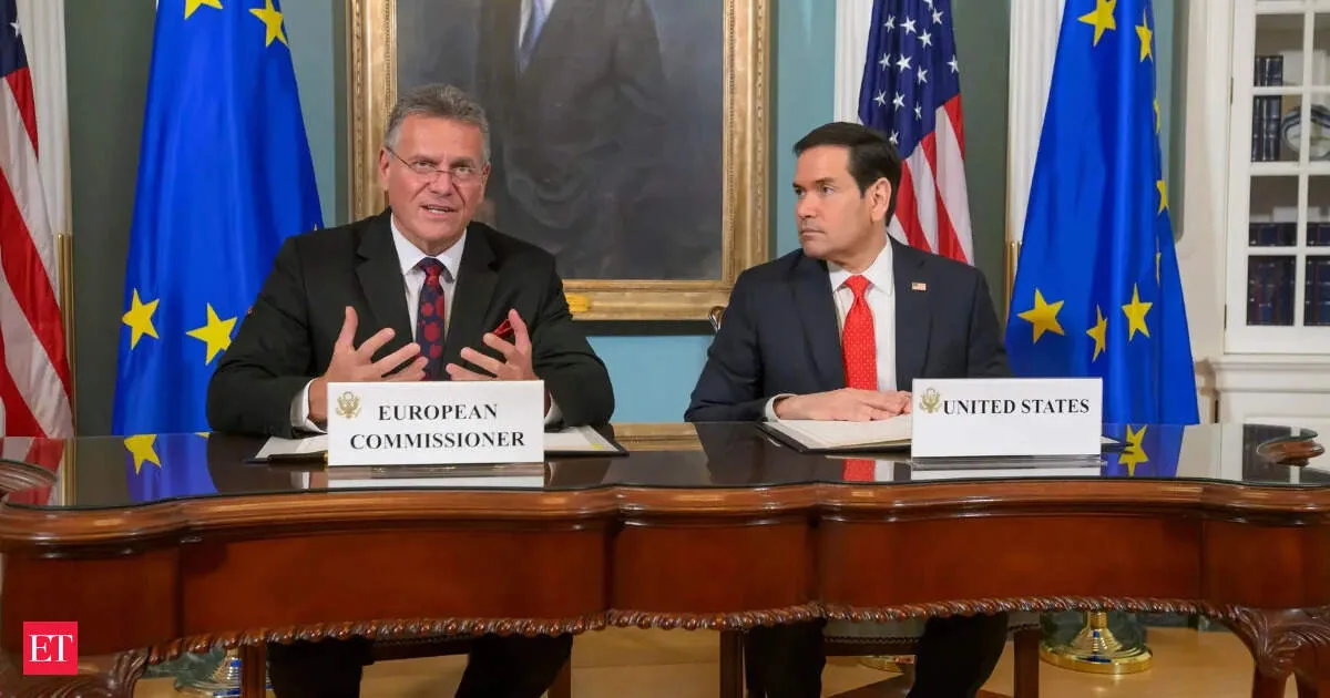 US signals no further easing of Russian oil sanctions, EU trade chief warns on fallout