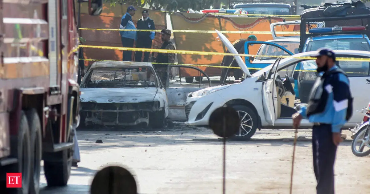 Suicide car bomb attack kills at least 12 police in Bannu northwest Pakistan