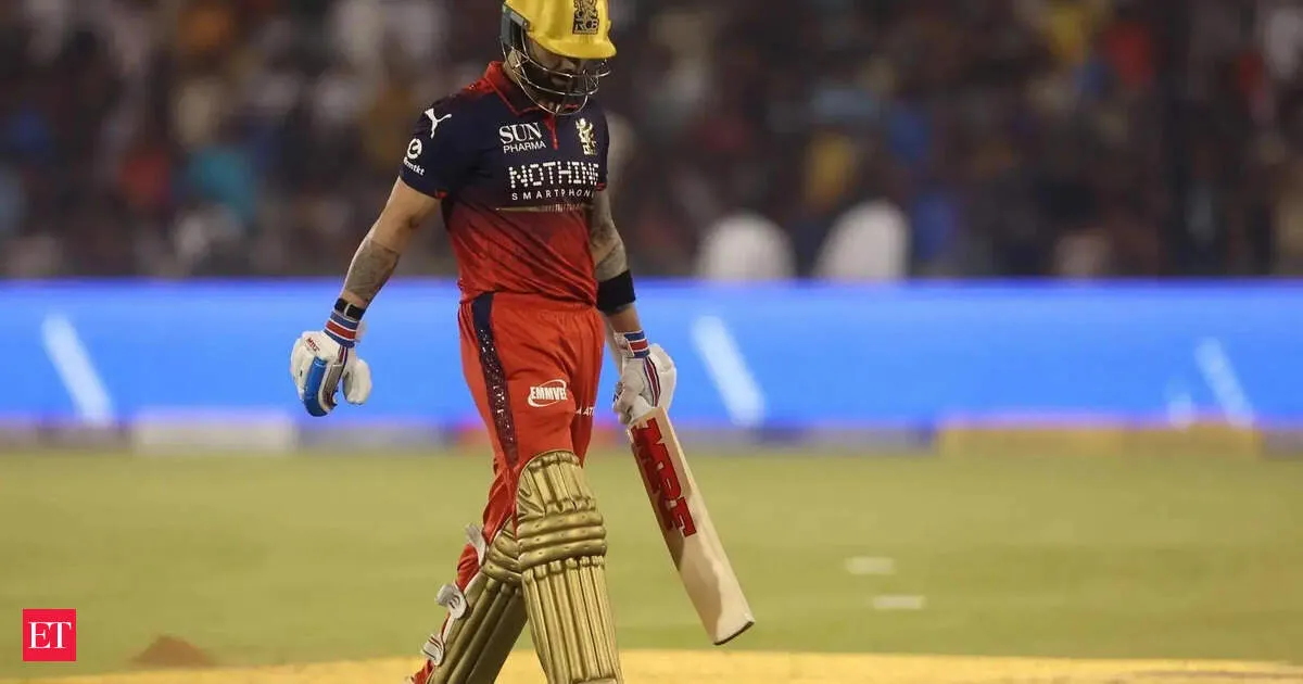 RCB face trouble as Virat Kohli falls for duck again against Mumbai Indians