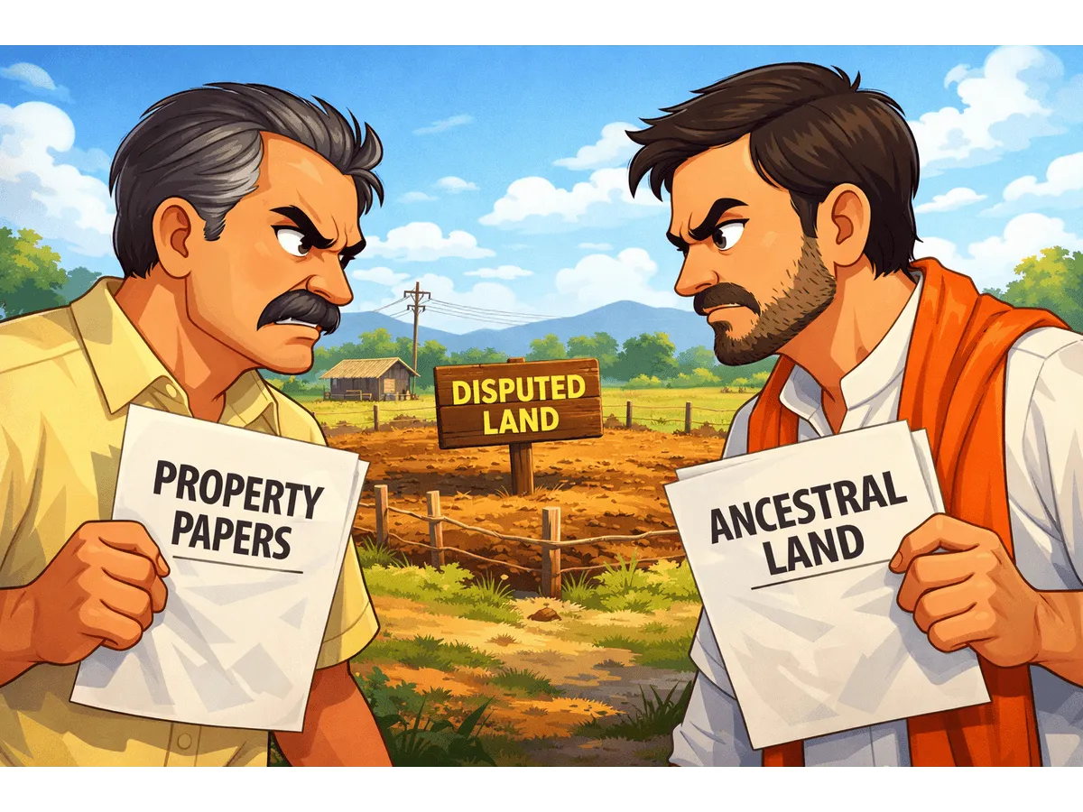 Courts reject ancestral property claims without documents proving a full chain of title