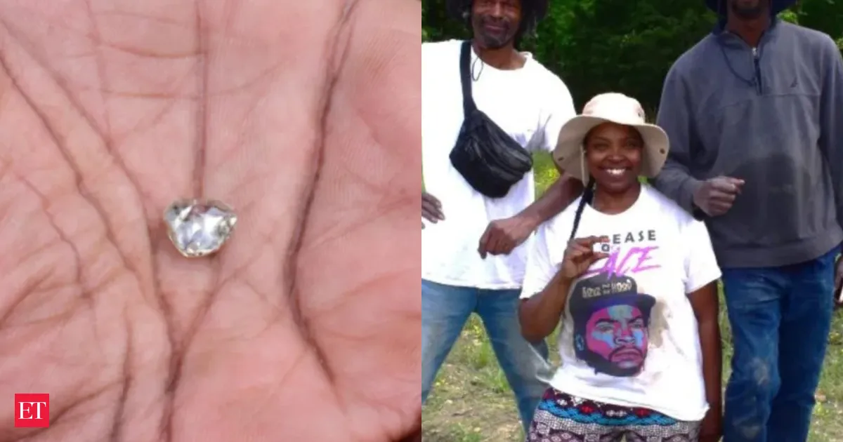Pennsylvania woman grieving loss finds rare 3 09 carat diamond in Arkansas park