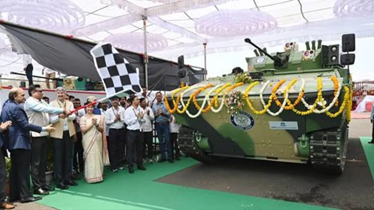 DRDO unveils new tracked and wheeled armoured platforms with 30mm crewless turret in Ahilyanagar