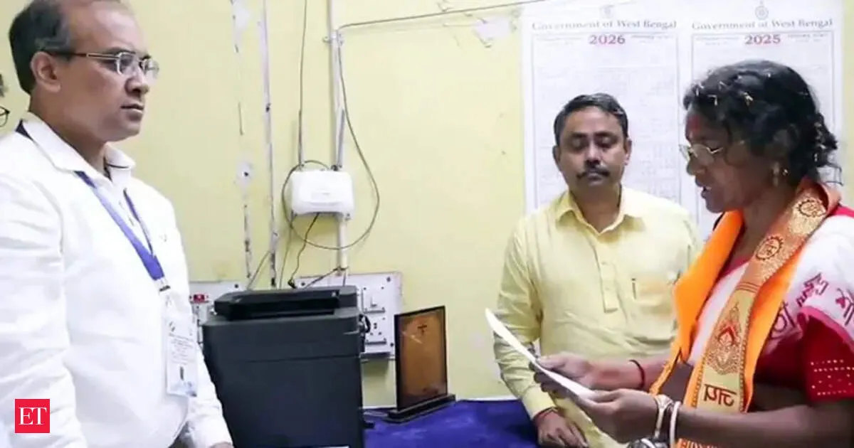 BJP candidate flags EVM button snag as West Bengal last phase voting begins