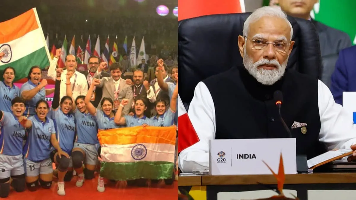 Modi Congratulates Women’s Kabaddi Team After Dhaka World Cup Triumph With Back to Back Titles