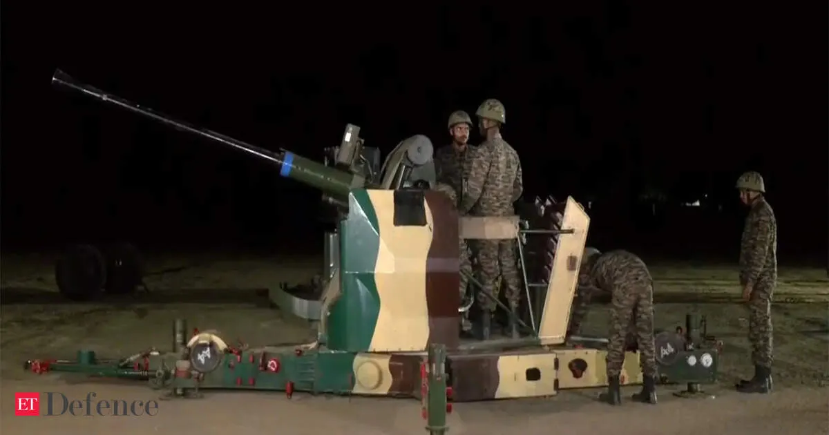 Indian Army marks Operation Sindoor anniversary with L70 gun drills and drone surveillance