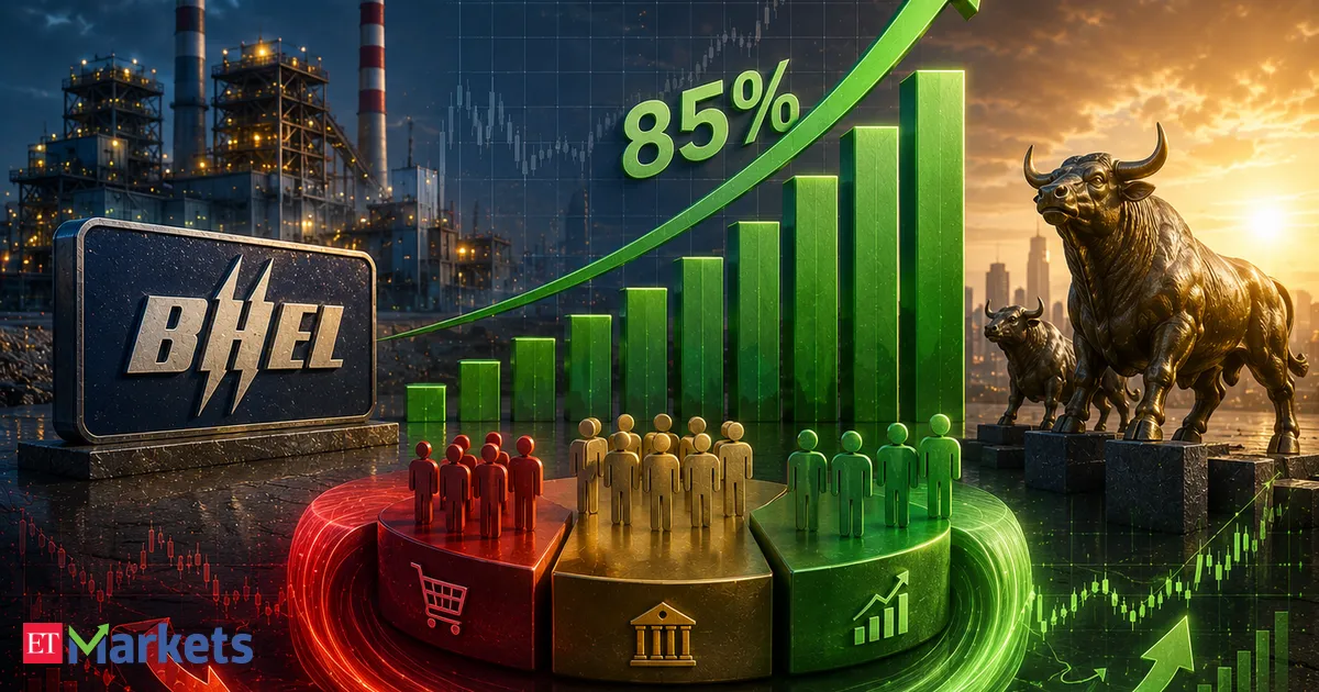 BHEL stock jumps 85 percent as FIIs and MFs buy, retail trims holdings fast