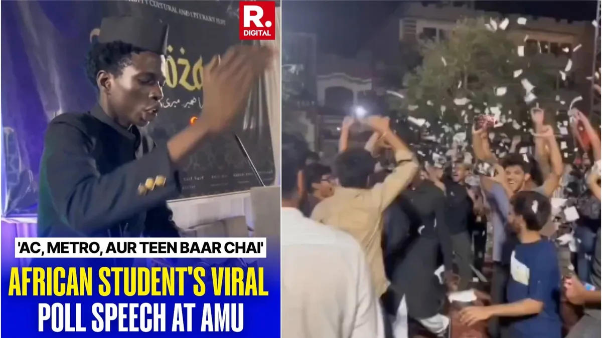 AMU viral Hindi speech brings 3 Idiots chaos with AC punchline for everyone