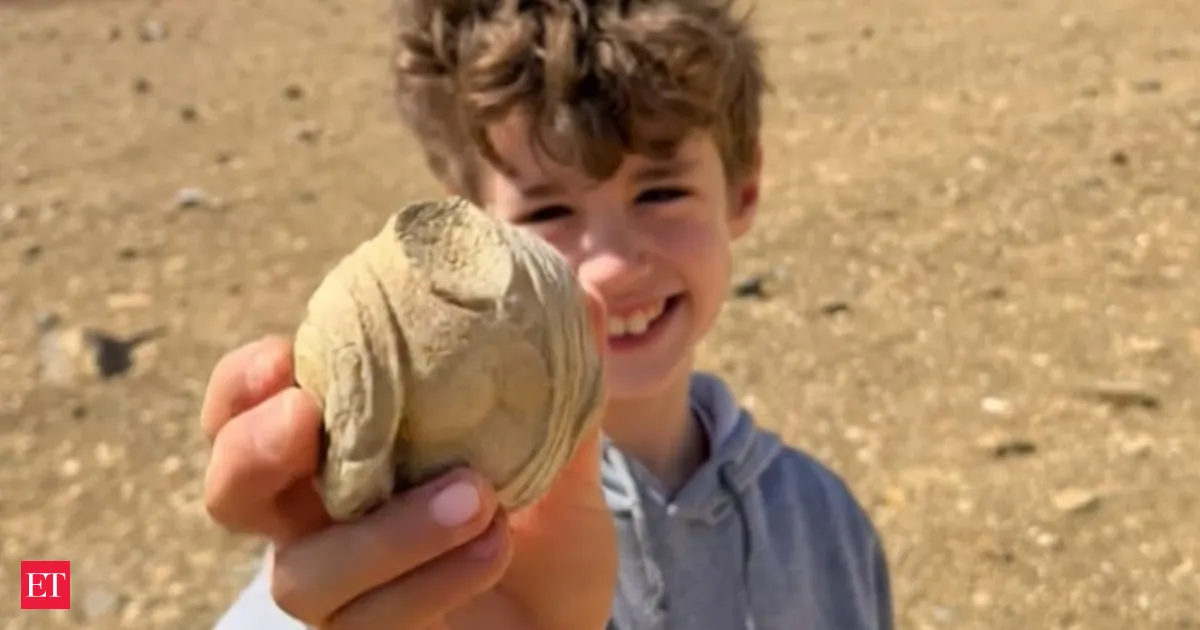 Eight year old finds 1700 year old statue fragment in Israel crater during rock hunt