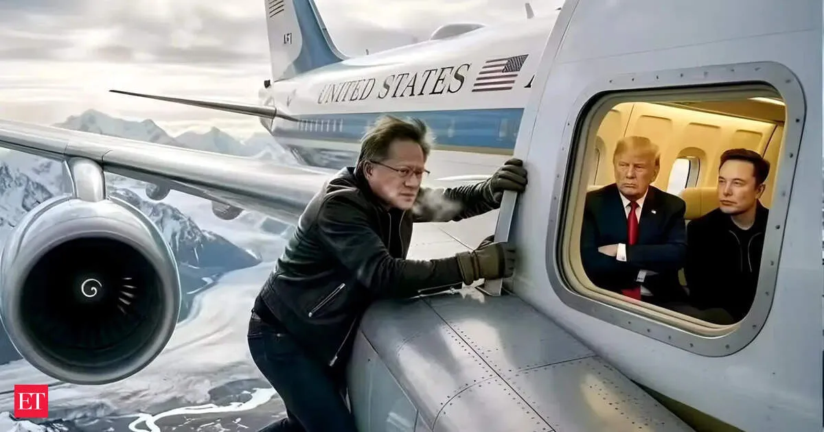 Nvidia CEO Jensen Huang joins Trump China trip last minute on Air Force One fueling viral buzz