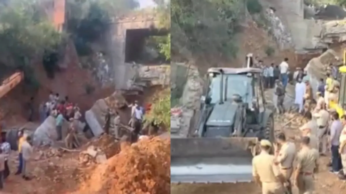 Under Construction Bridge Collapses in J and K Bantalab 5 to 7 Workers Feared Trapped