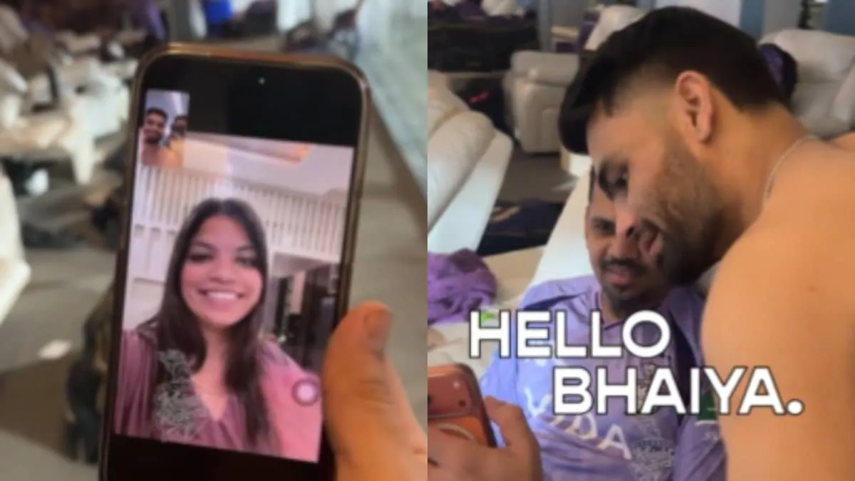 Rinku Singh and Sunil Narine share a family talk after KKR super over win