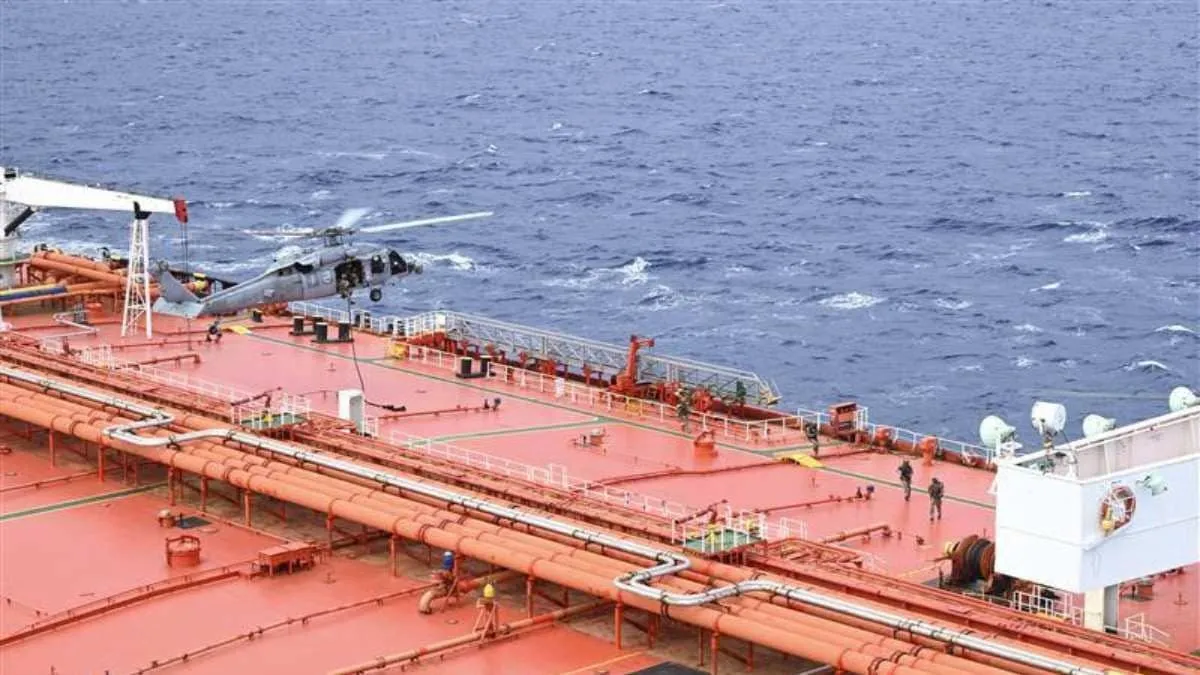 US boards tanker in Indo Pacific tied to Iranian crude smuggling in night operation