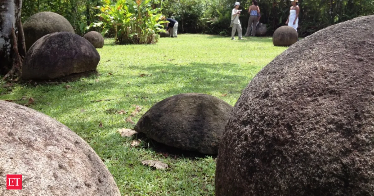 Costa Rica banana drainage exposed polished stone spheres, but their true purpose still baffles archaeologists