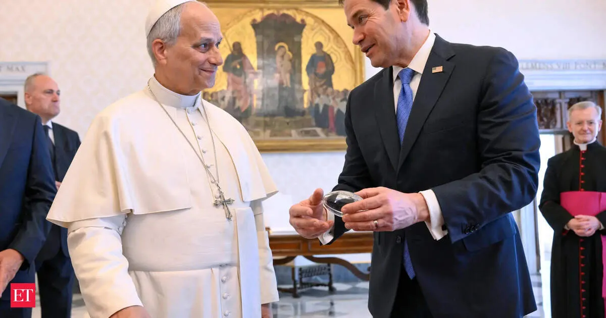 Pope Leo meets Marco Rubio as tensions with Trump over Iran war deepen