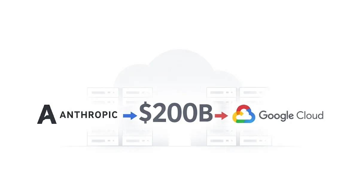 Anthropic signs $200B Google Cloud deal to supercharge Claude on custom TPUs